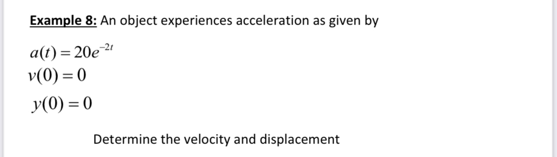 Answered Example 8 An Object Experiences Bartleby