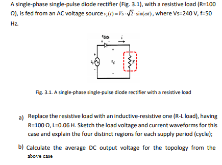 Answered A Single Phase Single Pulse Diode Bartleby