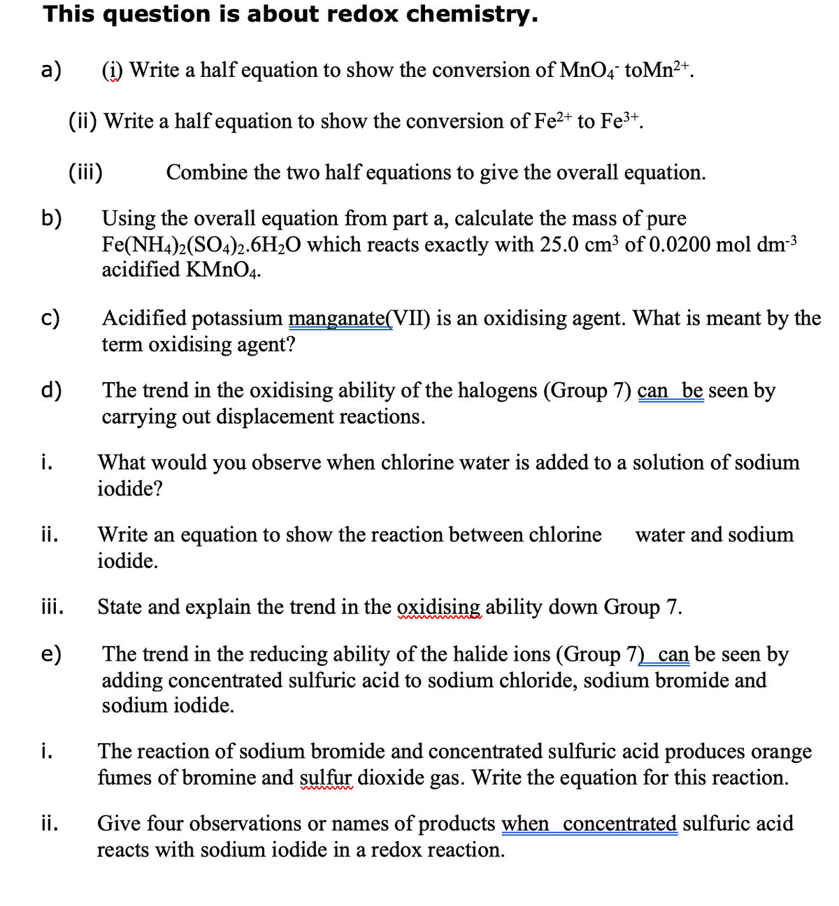 answered-a-i-write-a-half-equation-to-show-bartleby