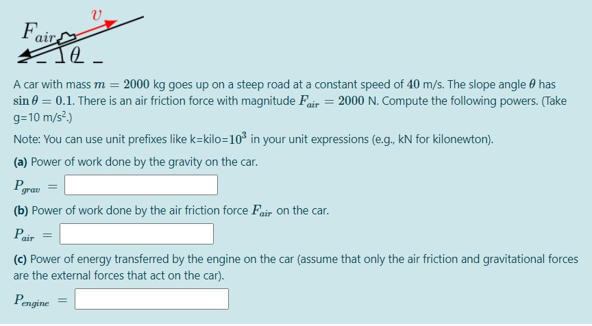 Answered V Fair A Car With Mass M 00 Kg Bartleby