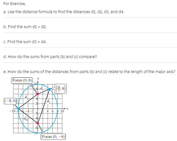 Answered For Exercise A Use The Distance Bartleby