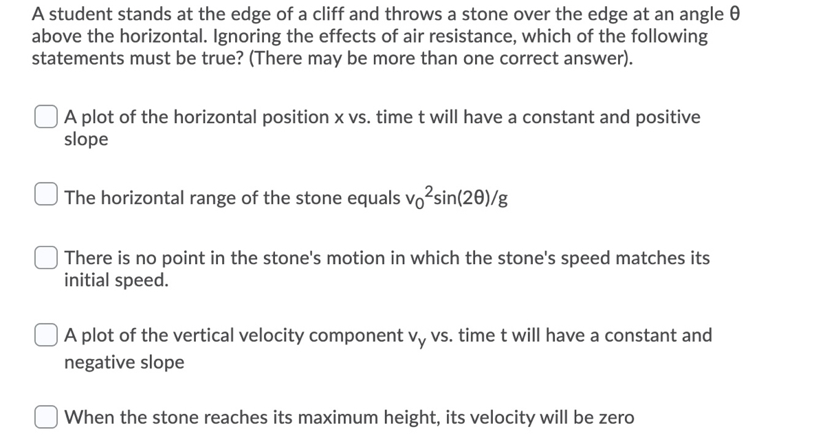 Answered A Plot Of The Horizontal Position X Vs Bartleby