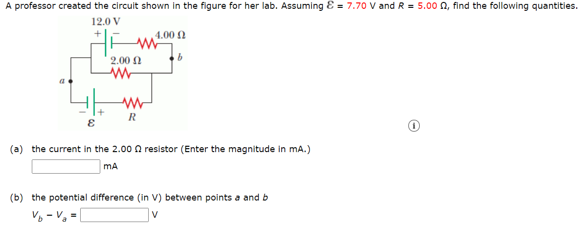 Answered A Professor Created The Circuit Shown Bartleby