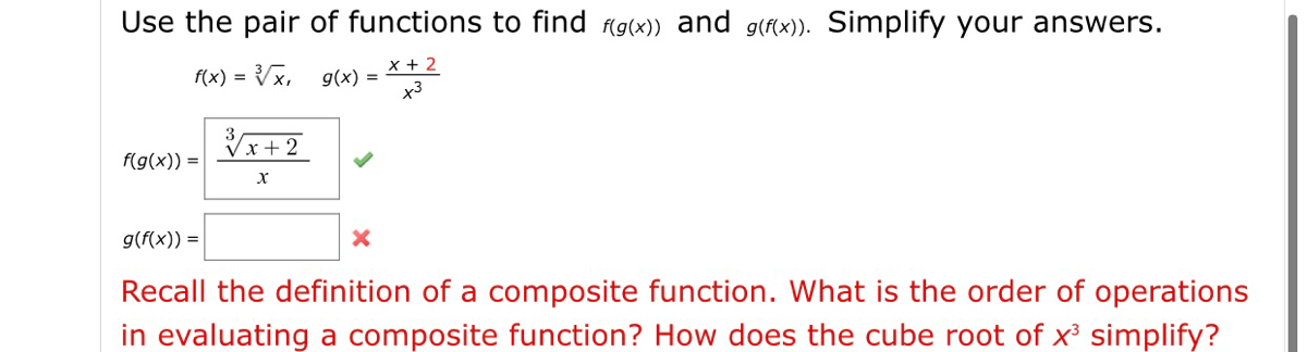 Answered Use The Pair Of Functions To Find Bartleby