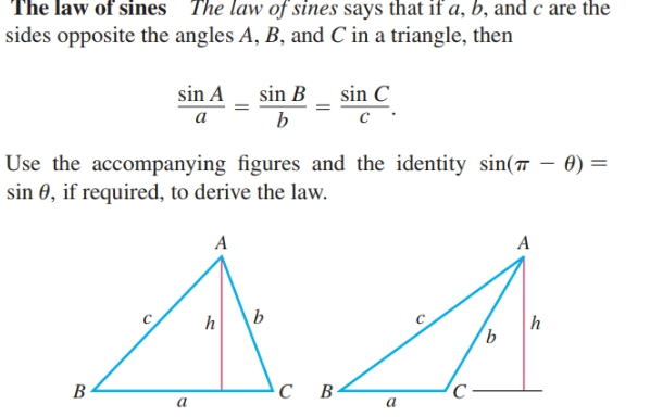 Answered: The Law Of Sines The Law Of Sines Says… | Bartleby