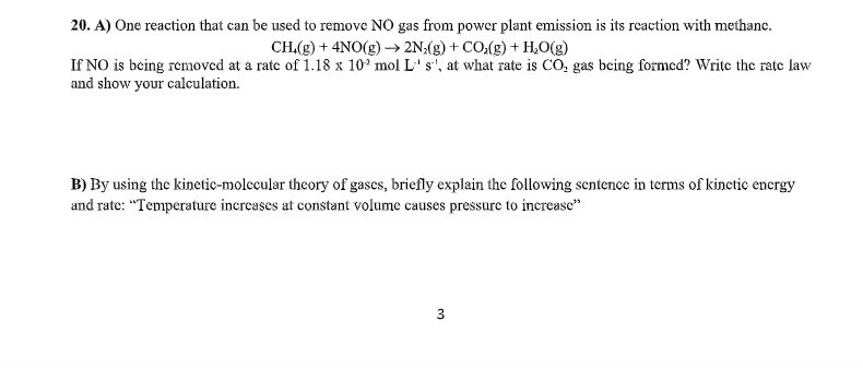 Answered 20 A One Reaction That Can Be Used To Bartleby