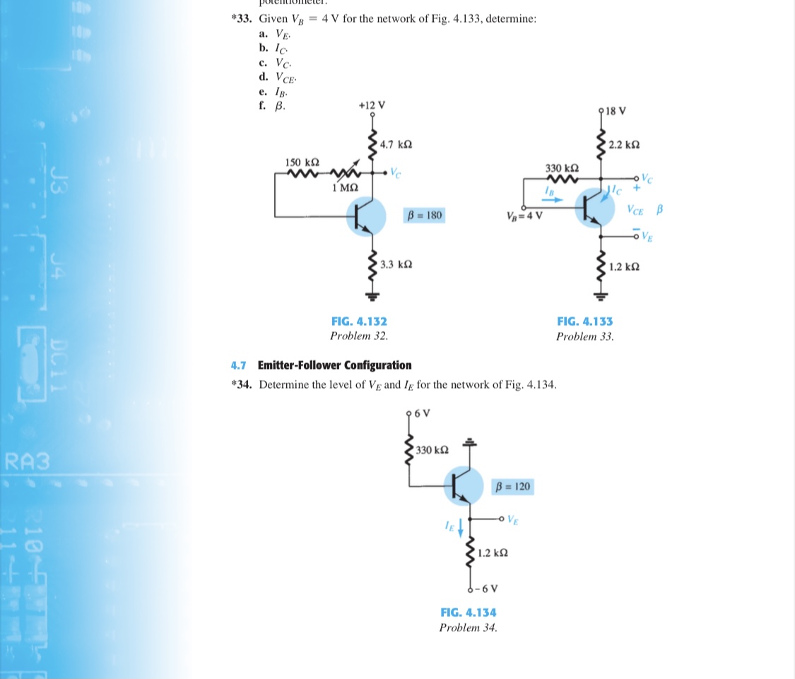 Answered 33 Given Vg 4 V For The Network Of Bartleby