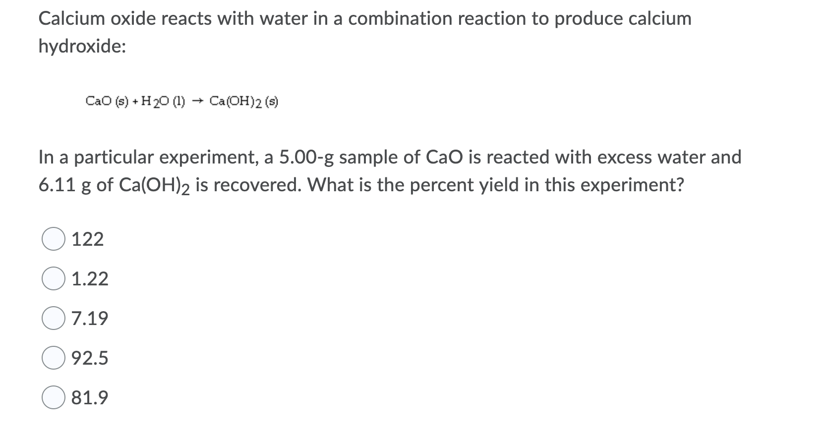 answered-calcium-oxide-reacts-with-water-in-a-bartleby