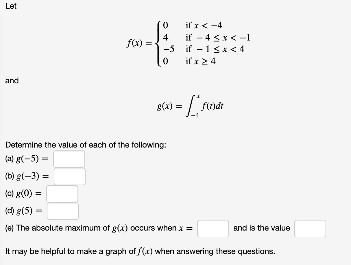 Answered Let 0 If 4 X 1 5 If 1 4 If X Bartleby