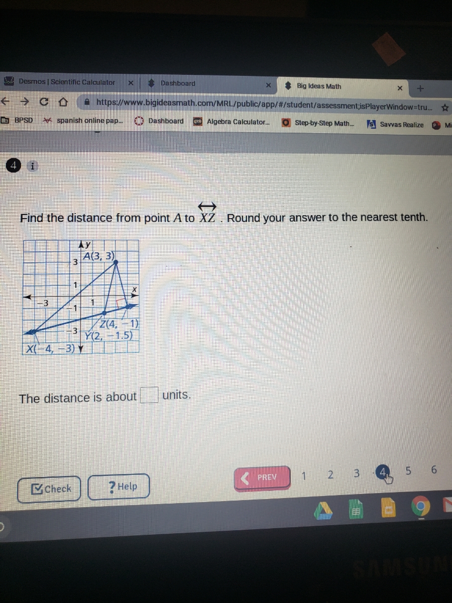 Answered Find The Distance From Point A To Xz Bartleby