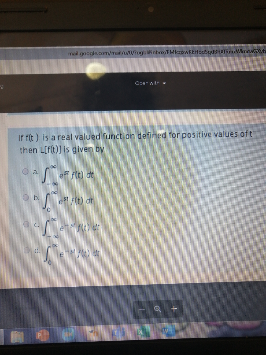 Answered If F T Is A Real Valued Function Bartleby