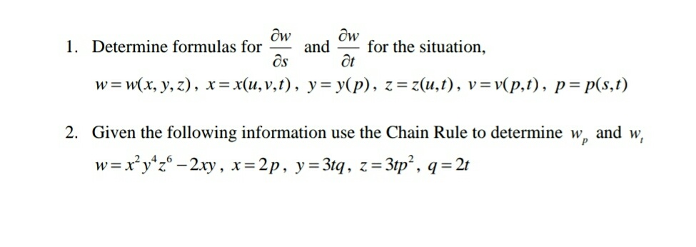 Answered 1 Determine Formulas For And For The Bartleby