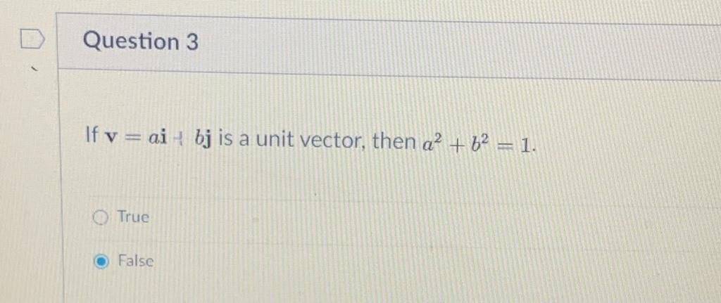 Answered If V Ai Bj Is A Unit Vector Then A Bartleby