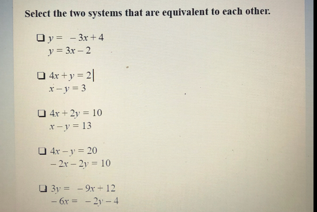 Answered Select The Two Systems That Are Bartleby