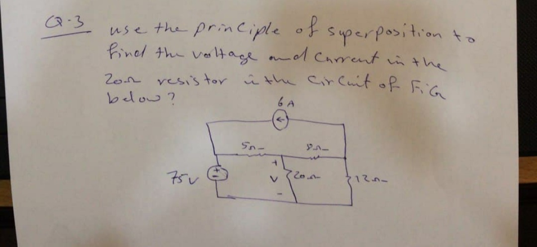 Answered Use The Principle Of Superposition Bartleby