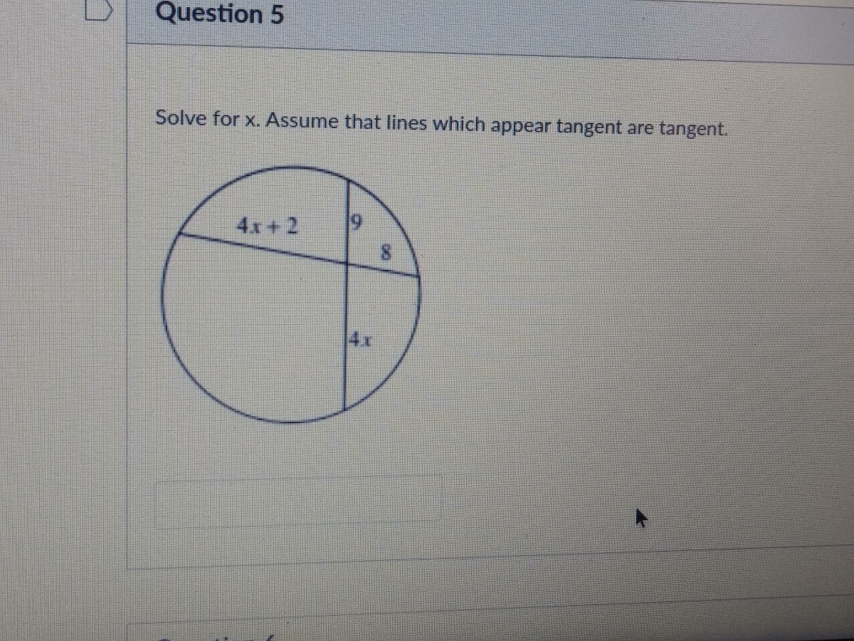 Answered Solve For X Assume That Lines Which Bartleby