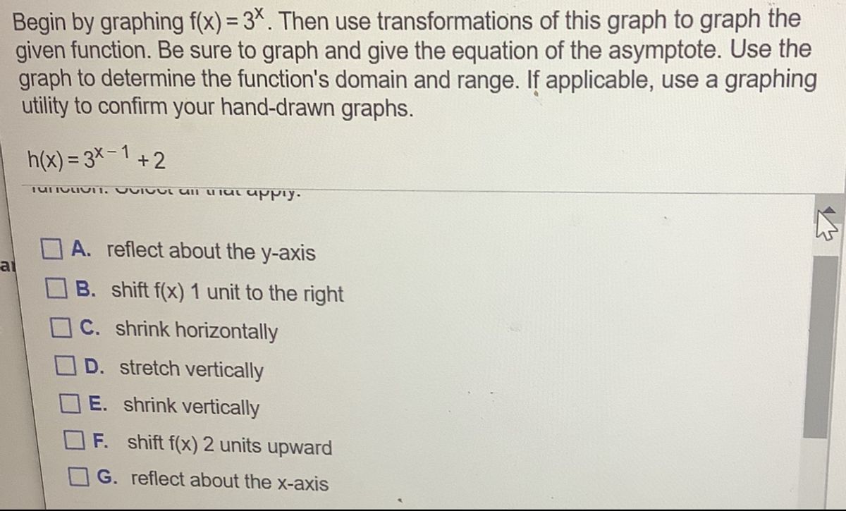 Answered Begin By Graphing F X 3 Then Use Bartleby