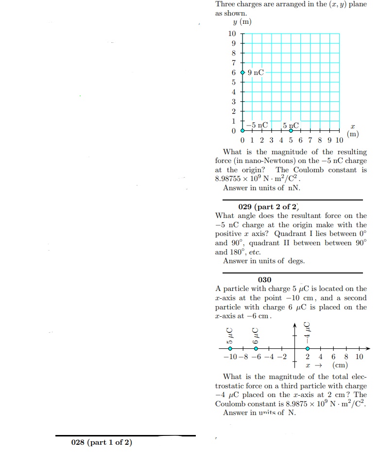 Answered Three Charges Are Arranged In The X Bartleby