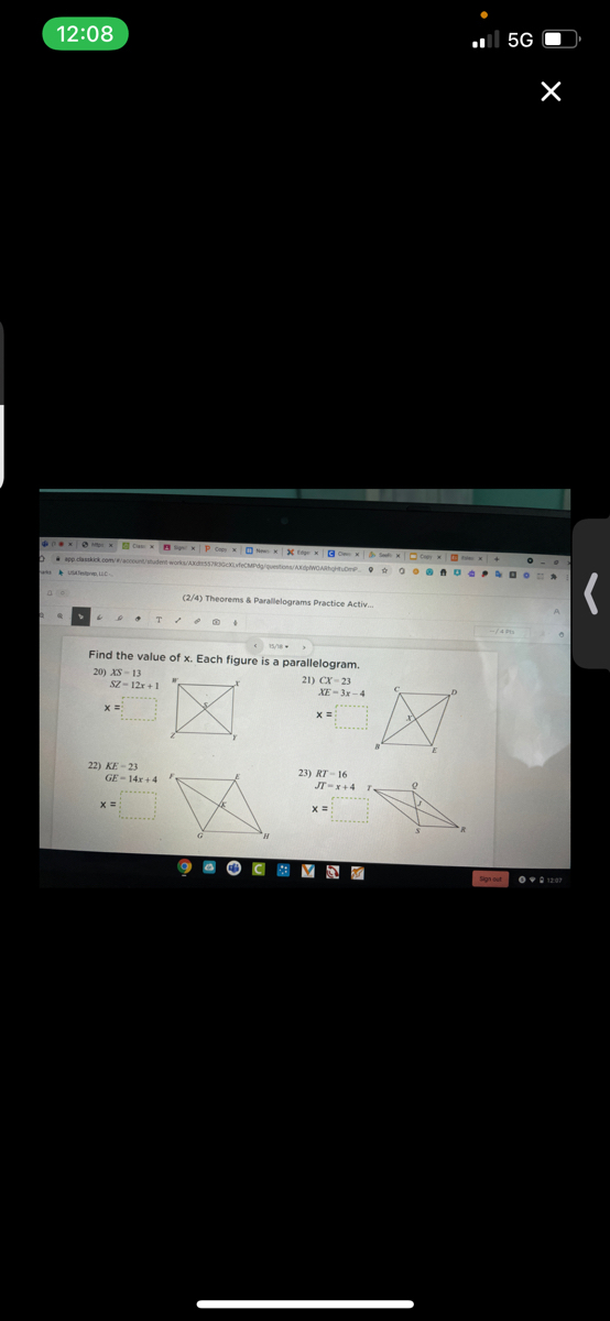 Answered Find The Value Of X Each Figure Is A Bartleby