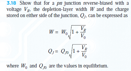 Answered 3 18 Show That For A Pn Junction Bartleby