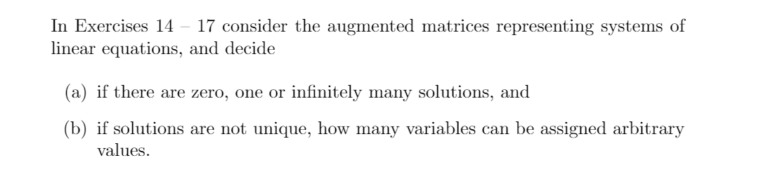 Answered In Exercises 14 Linear Equations And… Bartleby