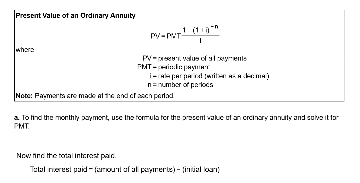 Answered: Present Value of an Ordinary Annuity 1-… | bartleby