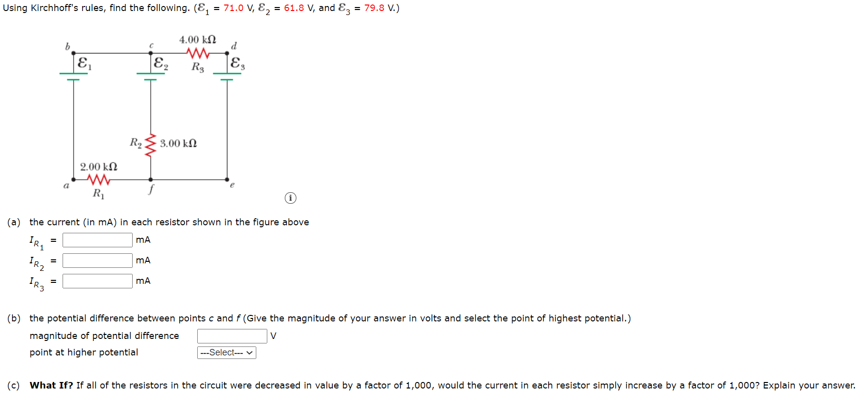 Answered E 61 8 V And E 79 8 V Using Bartleby