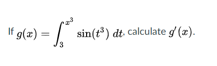 Answered If G Ae Sin T Dt Calculate G X Bartleby