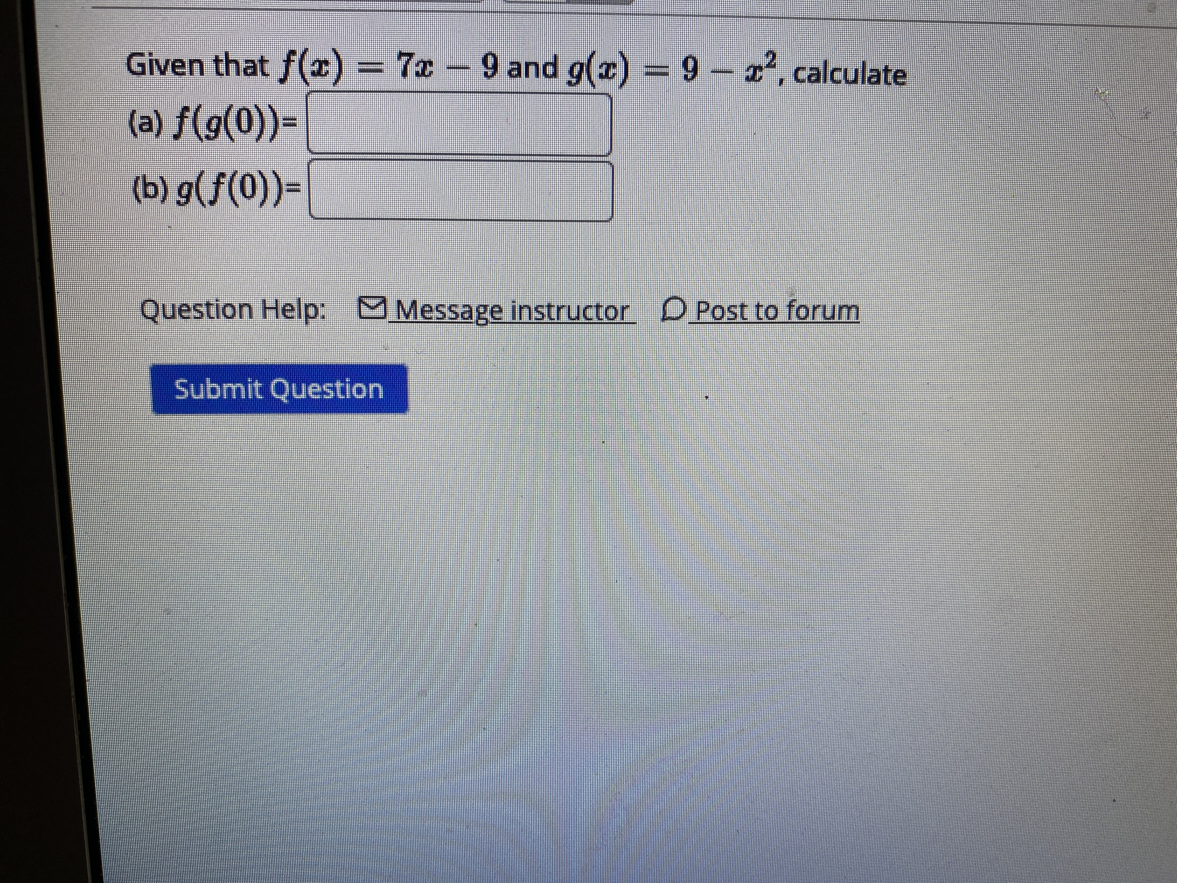 Answered Given That F Z 9 And G X 9 Bartleby