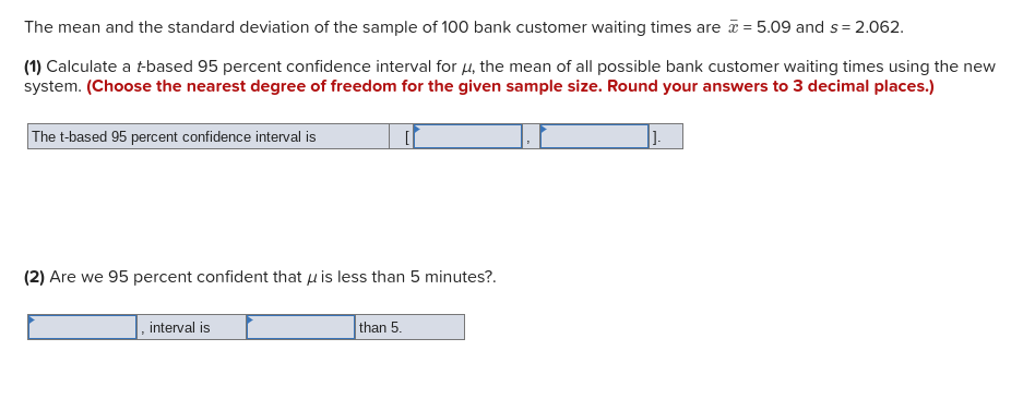 Answered The Mean And The Standard Deviation Of Bartleby