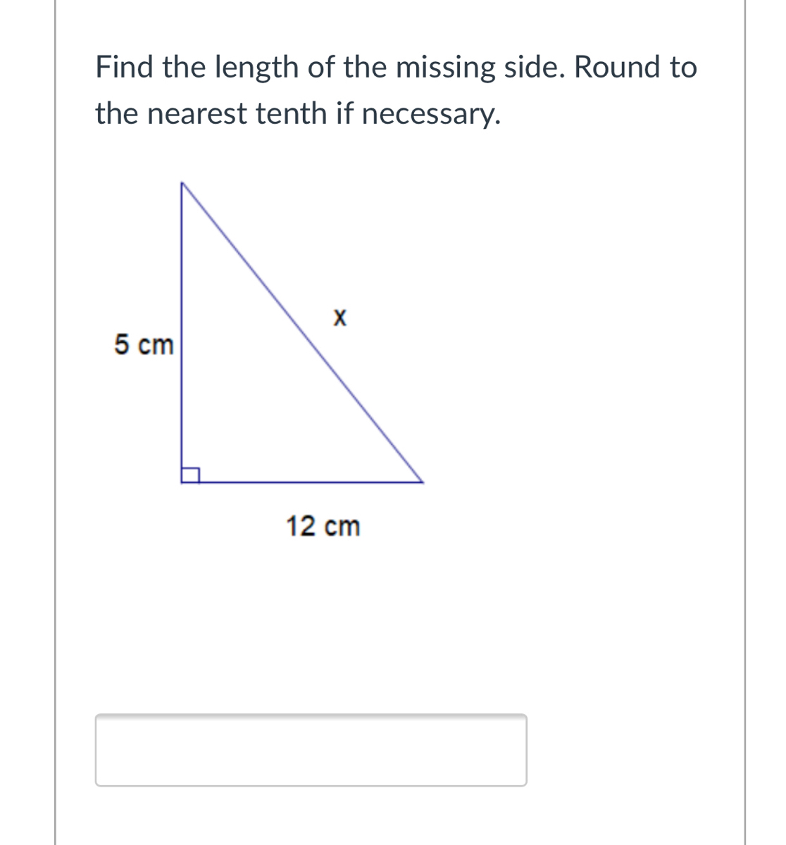 answered-find-the-length-of-the-missing-side-bartleby