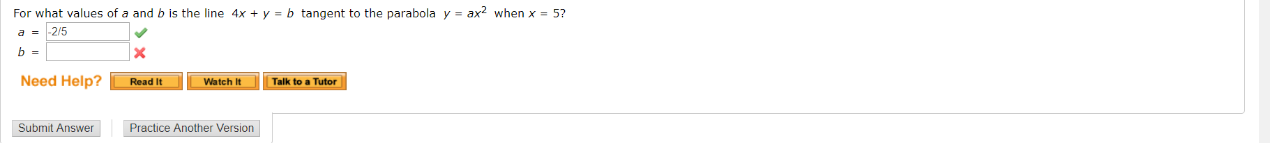 Answered For What Values Of A And B Is The Line Bartleby