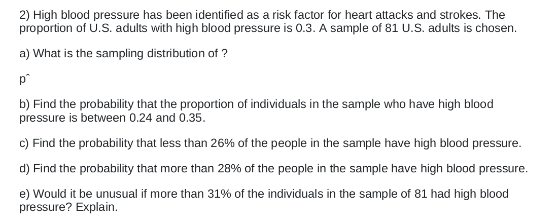 Answered 2 High Blood Pressure Has Been Bartleby