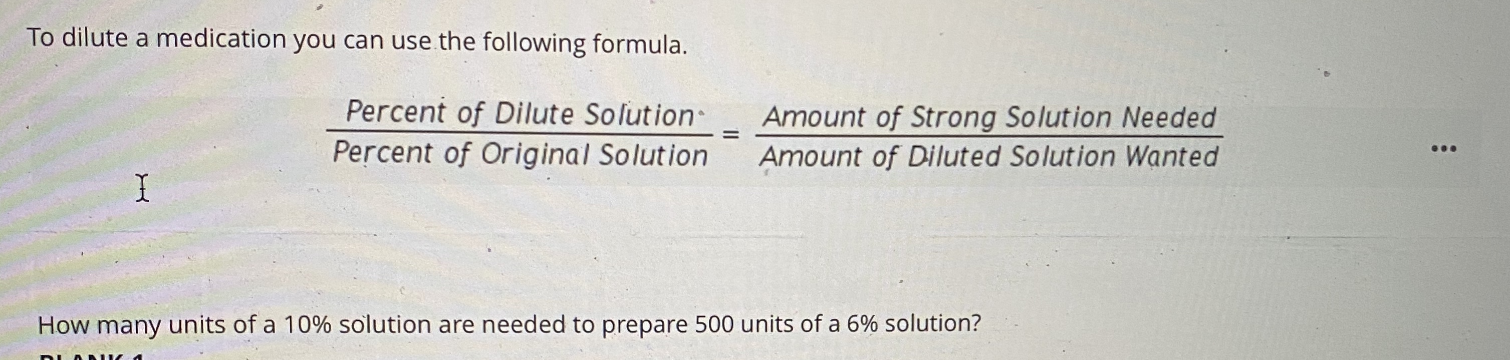answered-to-dilute-a-medication-you-can-use-the-bartleby