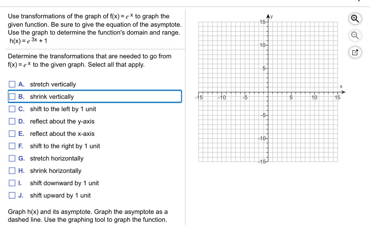 Answered Use Transformations Of The Graph Of Bartleby