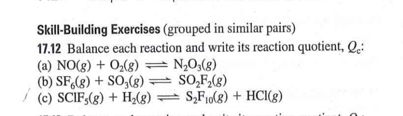 Answered 17 12 Balance Each Reaction And Write Bartleby