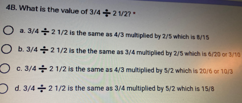 Answered 4b What Is The Value Of 3 4 2 1 2 O Bartleby