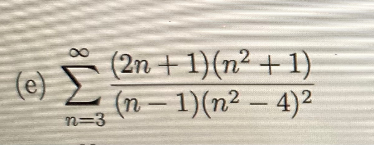 Answered: (2n + 1)(n² + 1) (e) > (n – 1)(n² – 4)²… | bartleby