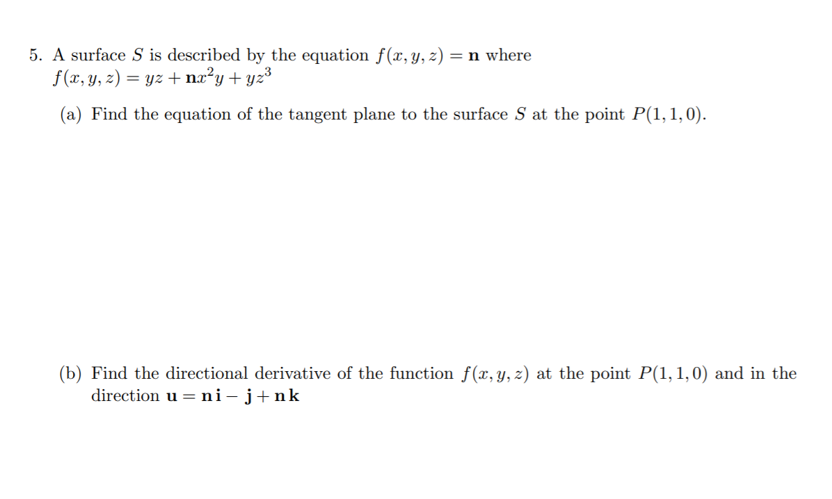 Answered 5 A Surface S Is Described By The Bartleby