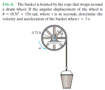 Answered F16 4 The Bucket Is Hoisted By The Bartleby