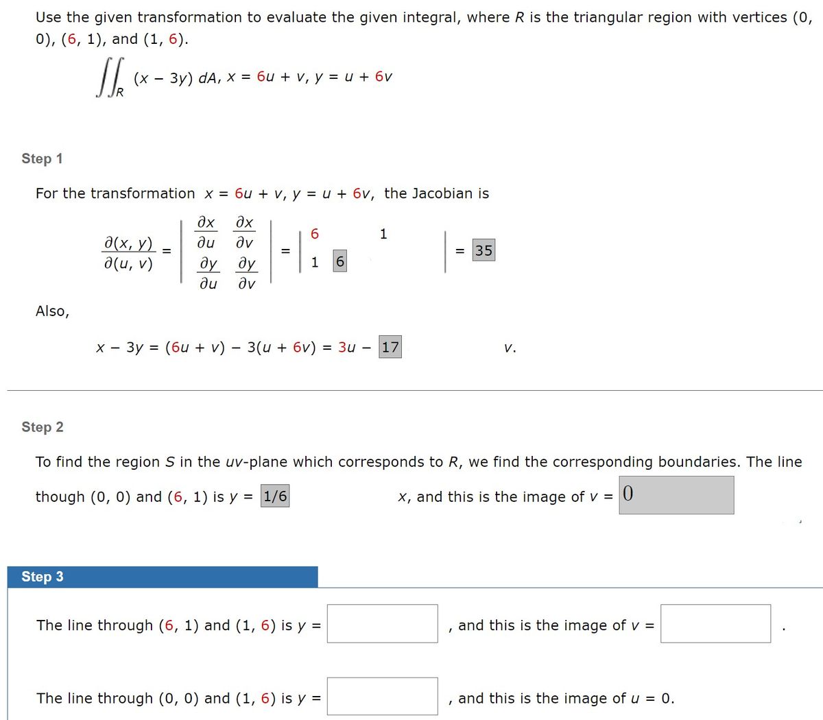 Answered Step 3 The Line Through 6 1 And 1 Bartleby