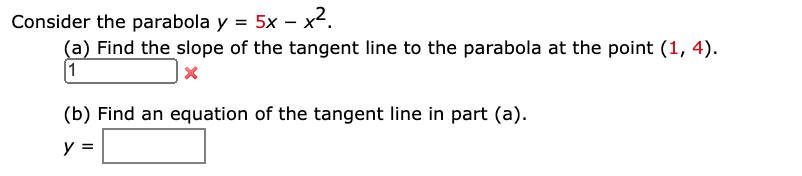 Answered Consider The Parabola Y 5x X A Bartleby