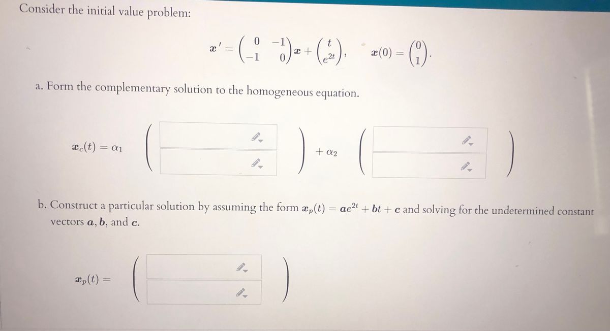 Answered Consider The Initial Value Problem T Bartleby