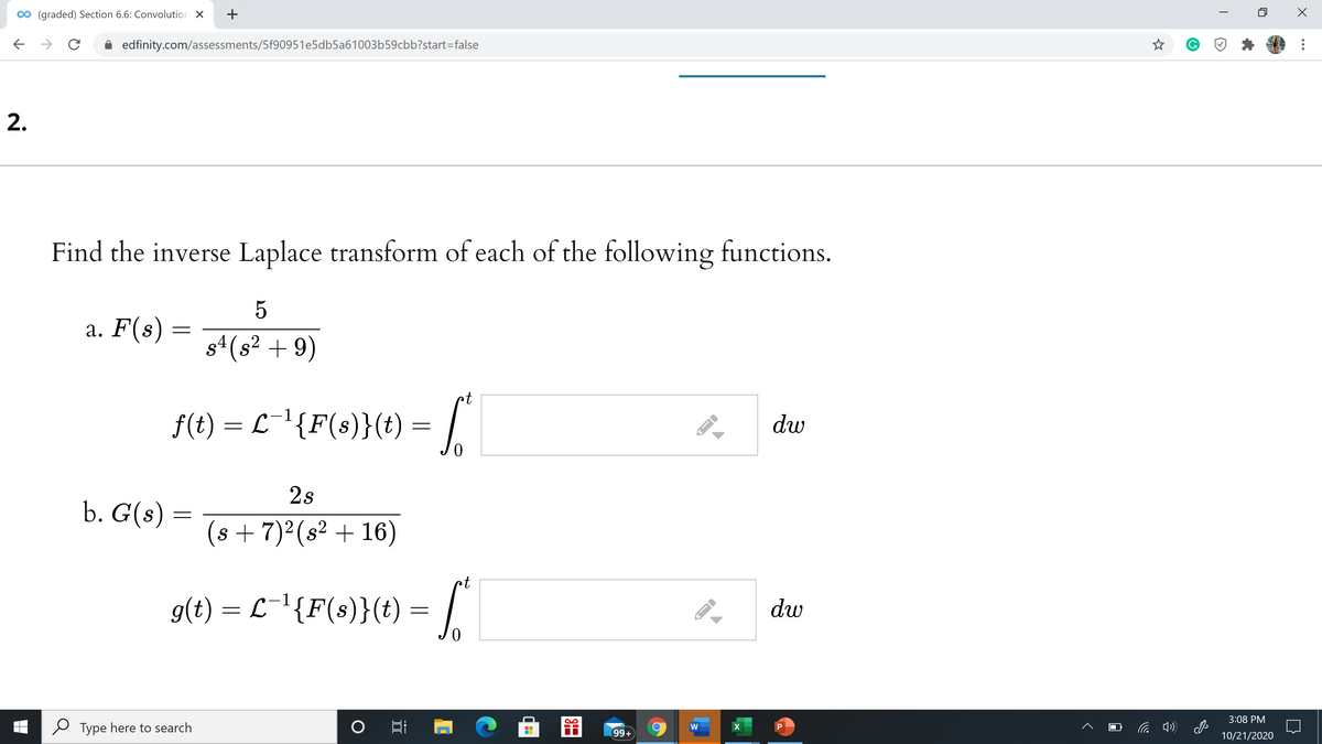 Answered Find The Inverse Laplace Transform Of Bartleby