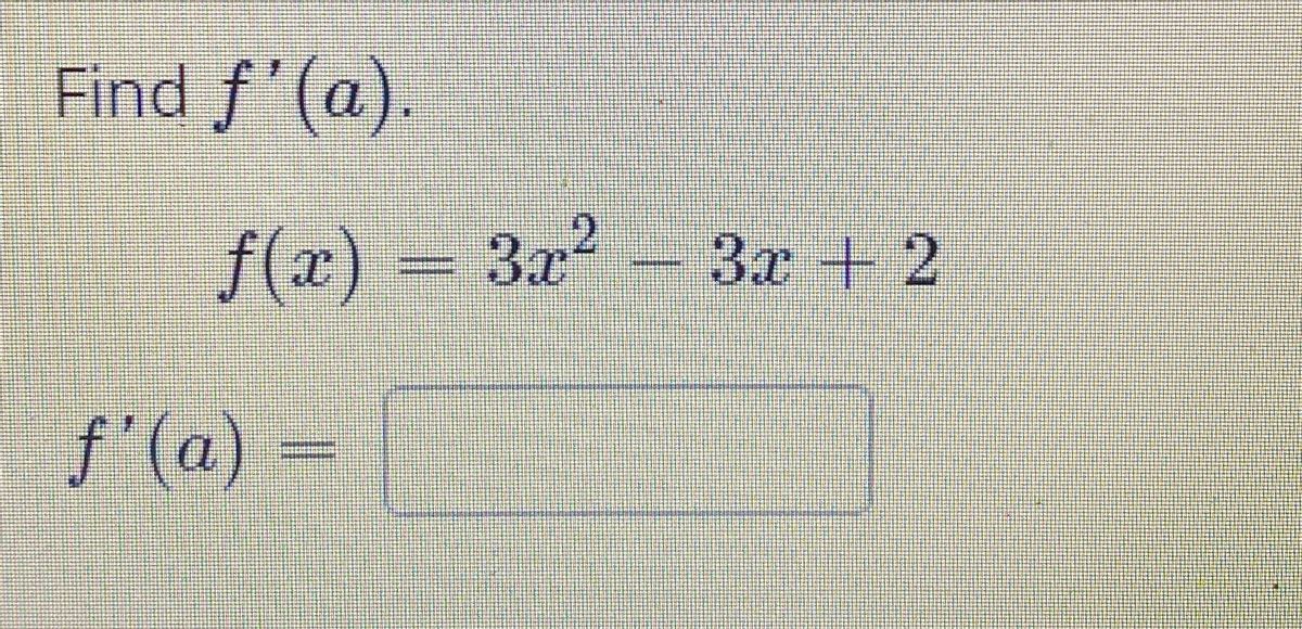 answered-find-f-a-f-x-3x-3x-2-3x-f-a-bartleby