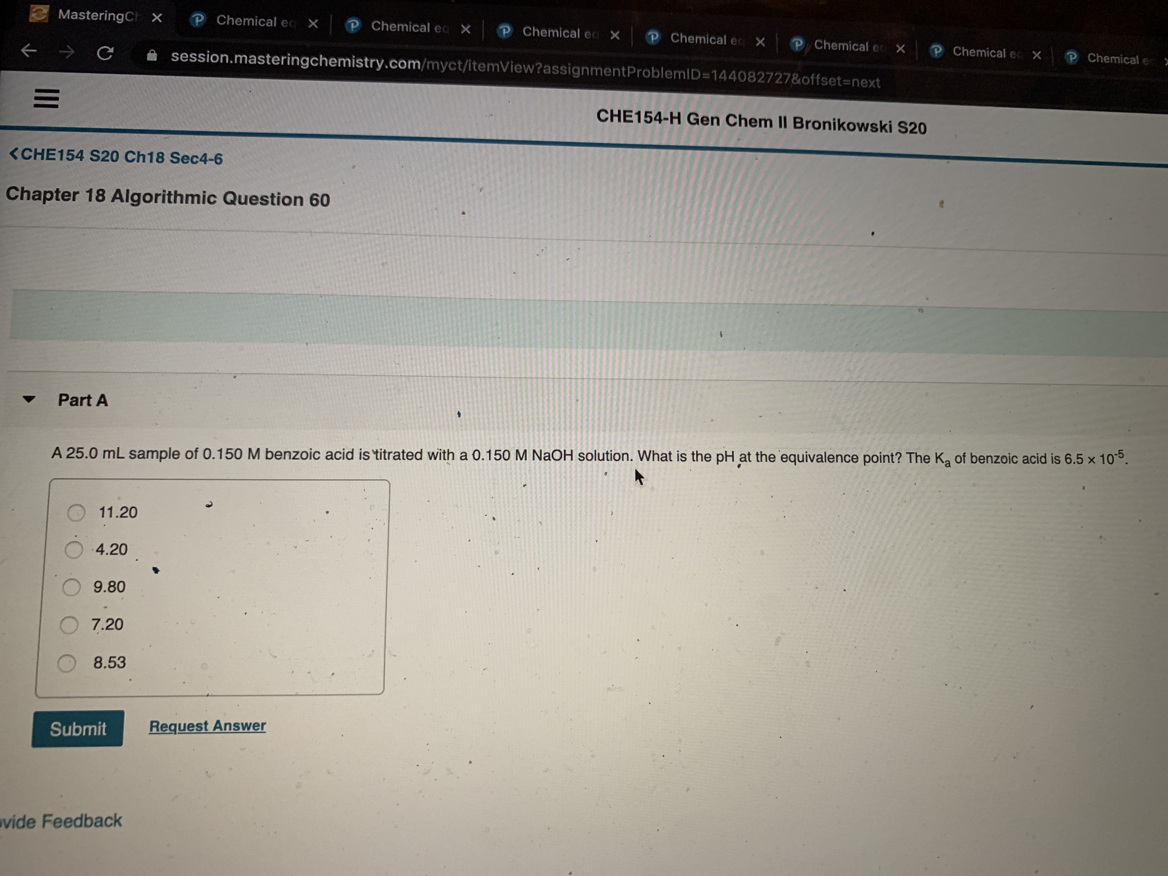 Answered E Masteringch X P Chemical Eg X P Bartleby