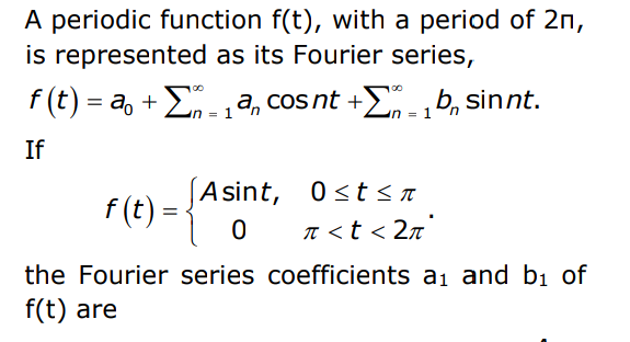 Answered A Periodic Function F T With A Period Bartleby