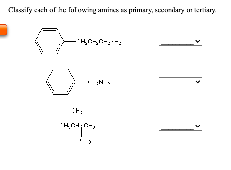 Answered Classify Each Of The Following Amines Bartle