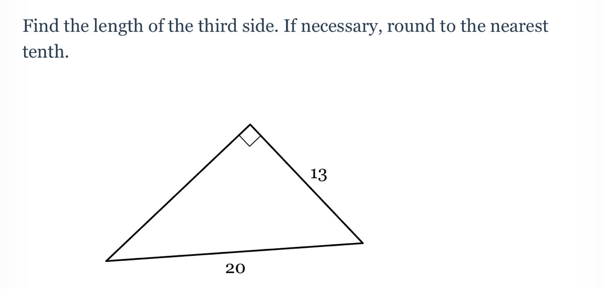 Answered Find The Length Of The Third Side If… Bartleby