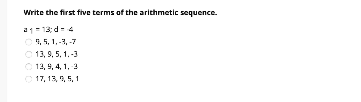 Answered Write The First Five Terms Of The Bartleby